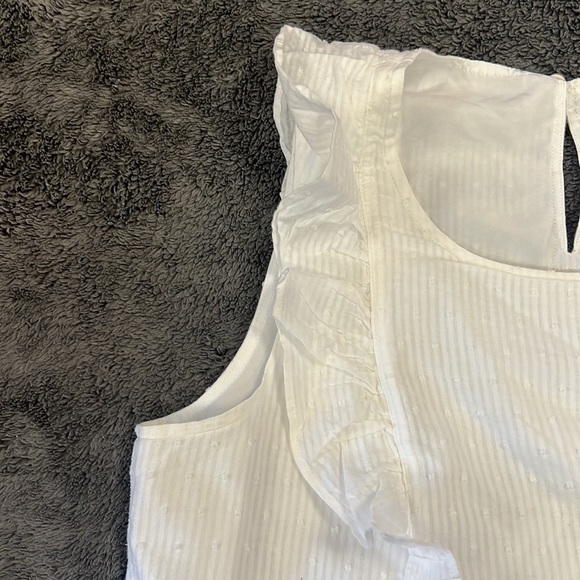 J Crew white tank blouse - Picture 2 of 12